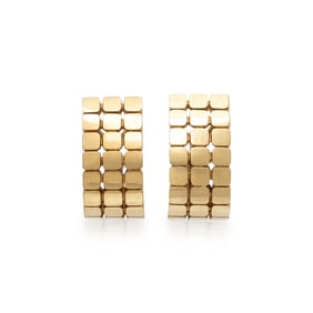 TIFFANY & CO., YELLOW GOLD EARRINGS