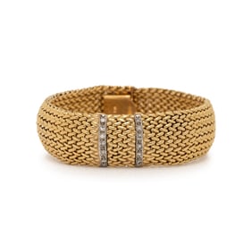 GOLD AND DIAMOND BRACELET