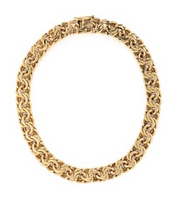 YELLOW GOLD NECKLACE