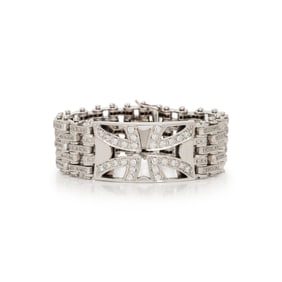 WHITE GOLD AND DIAMOND BRACELET