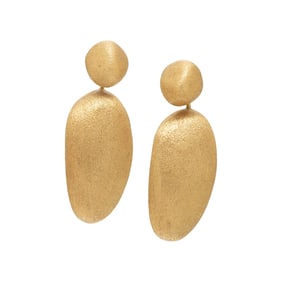 H. STERN, YELLOW GOLD CONVERTIBLE EARRINGS