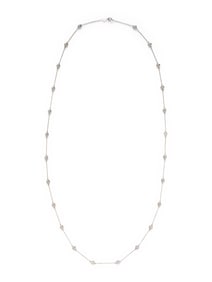 GOLD AND DIAMOND STATION NECKLACE