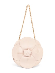 CHANEL, PALE PINK CAMELLIA BAG