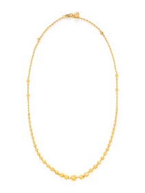 HIGH KARAT YELLOW GOLD NECKLACE