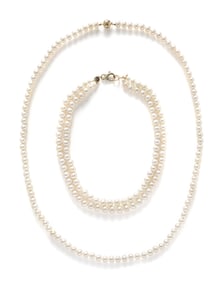 COLLECTION OF CULTURED PEARL NECKLACES