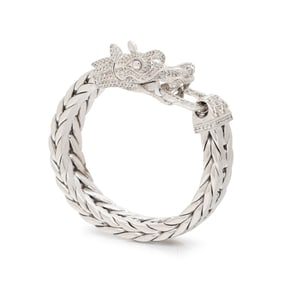 JOHN HARDY, STERLING SILVER 'NAGA' DRAGON BRACELET