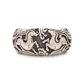 JOHN HARDY, STERLING SILVER HORSE CUFF