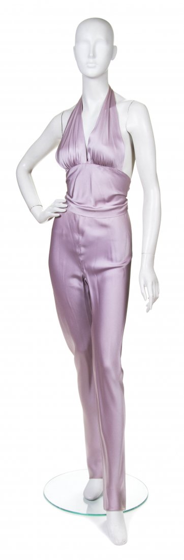 Halston, (American, 1932-1990), Evening Ensemble: Halston (American, 1932-1990) Evening Ensemble lavender silk no size.