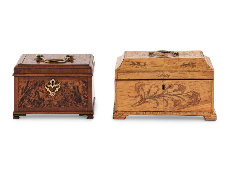 Two English Tea Caddies (1 of 10)