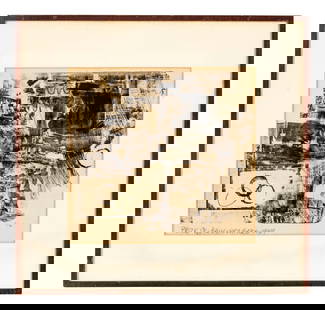 Robert Rauschenberg
(American, 1925-2008)
Prize (from XXXIV Drawings for Dante’s Inferno), 196: Robert Rauschenberg (American, 1925-2008) Prize (from XXXIV Drawings for Dante&#8217;s Inferno), 1964 lithograph signed, titled, dated and numbered 13/43 in pencil Sheet: 15 1/2 x 16 inches.</