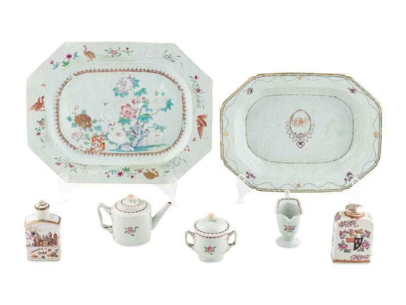 A Group of Chinese Export Table Articles