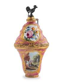 A South Staffordshire Enamel Scent Bottle