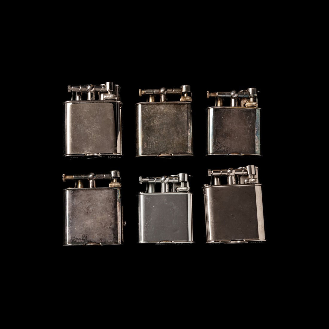 Six Alfred Dunhill Lighters (1 of 2)