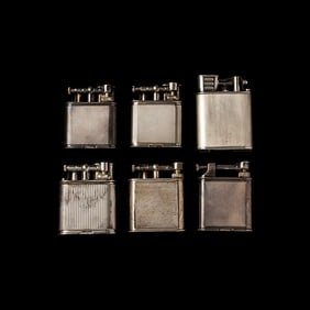 Six Alfred Dunhill Lighters