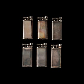 Six Alfred Dunhill Lighters