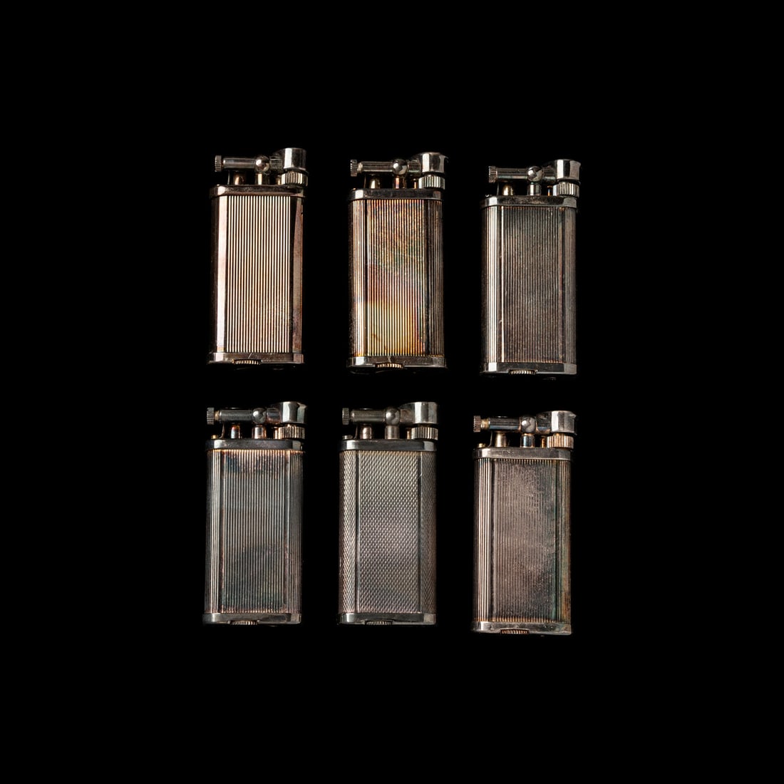 Six Alfred Dunhill Lighters (1 of 2)