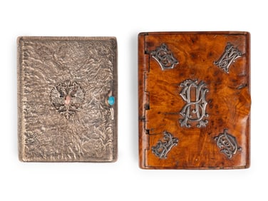 Two Russian Cigarette Cases