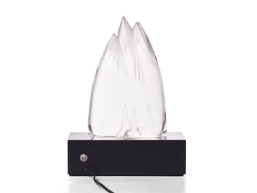 A Steuben Glass Nautilus Commemorative Sculpture