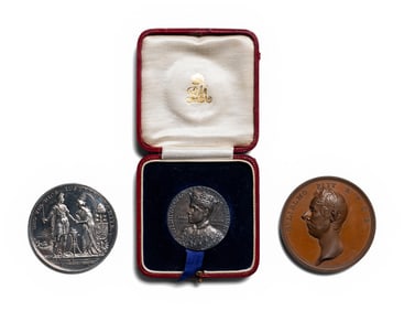 [EXONUMIA] Three Commemorative Medallions of English Interest