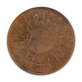 [EXONUMIA] A French Bronze Commemorative Medallion by Jean Jacques Barre (1793-1855)