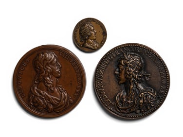 [EXONUMIA] A Group of Commemorative Medallions Relating to Louis XIII