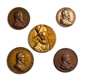 [EXONUMIA] A Collection of Commemorative Medallions Relating to Henry IV of Navarre