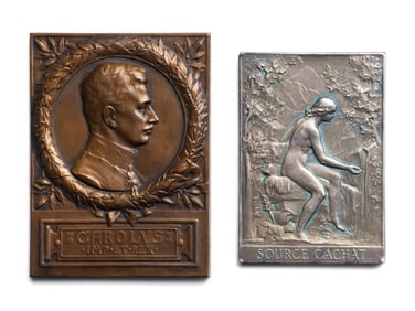 [EXONUMIA] Two Continental Commemorative Plaquettes