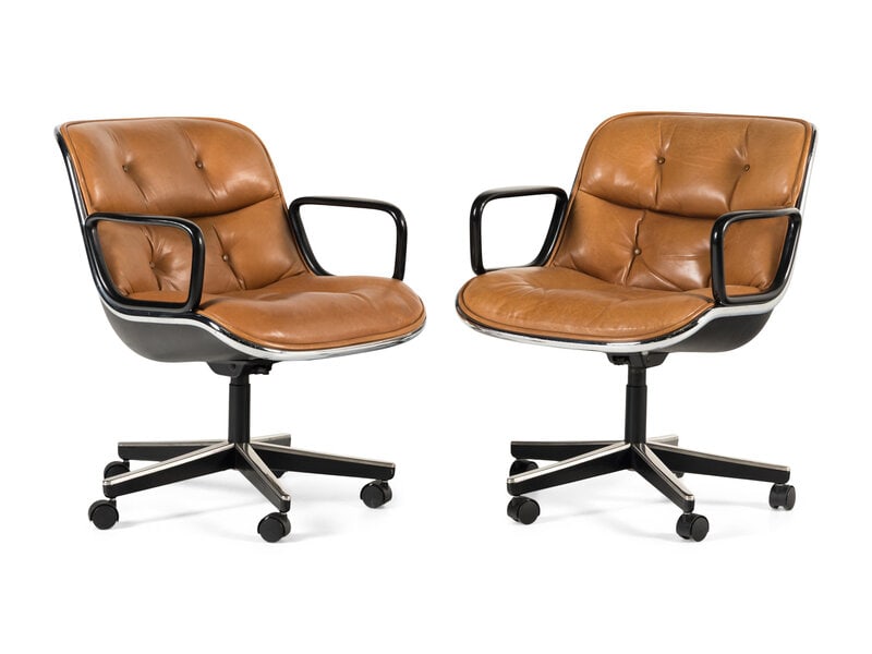 A Pair of Charles Pollock Executive Chairs (1 of 7)