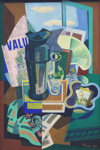 Harry St. John Dix (American, 1907-1968) Still Life: Harry St. John Dix (American, 1907-1968) Still Life acrylic on paper signed Harry Dix (lower right) Sight: 12 3/4 x 8 1/4 inches. Property from the Estate of Mimi Kazon This lot is located in Philadel