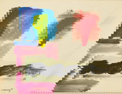 Howard Kanovitz (American, 1929-2009) Untitled: Howard Kanovitz (American, 1929-2009) Untitled acrylic and gouache on paper signed Kanovitz (lower right) 8 1/2 x 11 inches. Property from the Estate of Mimi Kazon This lot is located in Philadelphia.