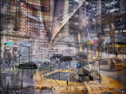 Shai Kremer (Israeli, b. 1974) Blocks surrounding Williamsburg Plaza, 1906-2016: Shai Kremer (Israeli, b. 1974) Blocks surrounding Williamsburg Plaza, 1906-2016 archival pigment print number 2 from the edition of 5 48 x 64 inches. This lot is located in Philadelphia. Note: This lo