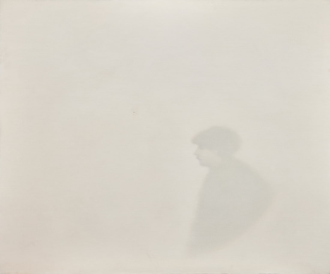 Thomas Chimes (American, 1921-2009) Faustroll Smaller than Faustroll, 1987: Thomas Chimes (American, 1921-2009) Faustroll Smaller than Faustroll, 1987 oil on canvas signed Chimes (lower right) 50 x 60 inches. This lot is located in Philadelphia. Provenance: The Artist. By fam