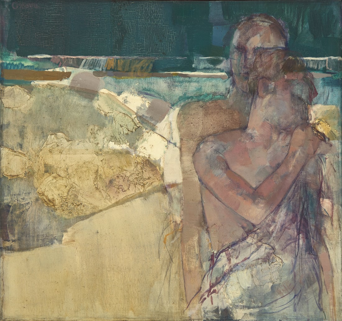 Elizabeth Osborne (American, b. 1936) Two Nudes (1 of 3)