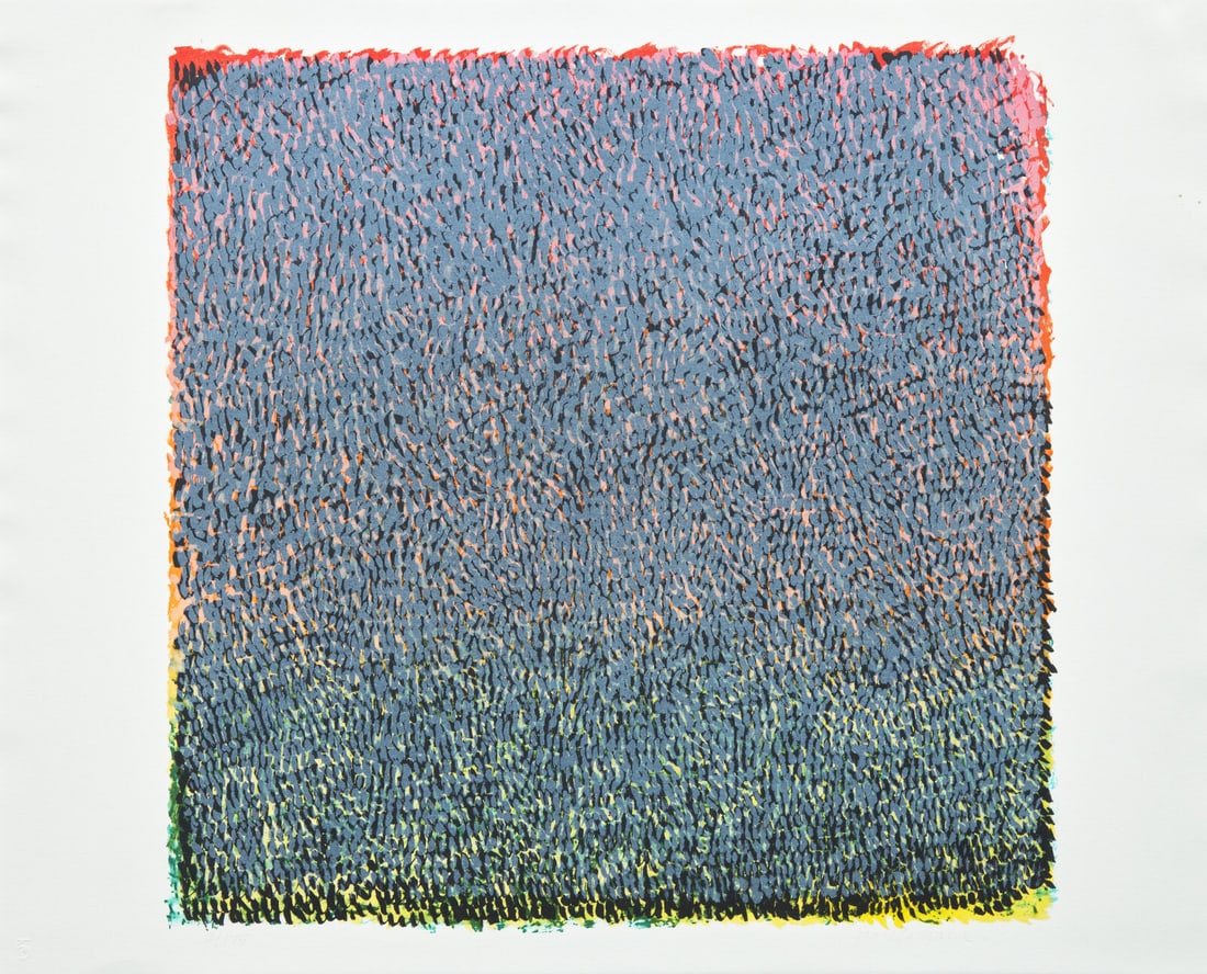 Warren Rohrer (American, 1927-1995) Bark and Marks, 1988 (1 of 3)