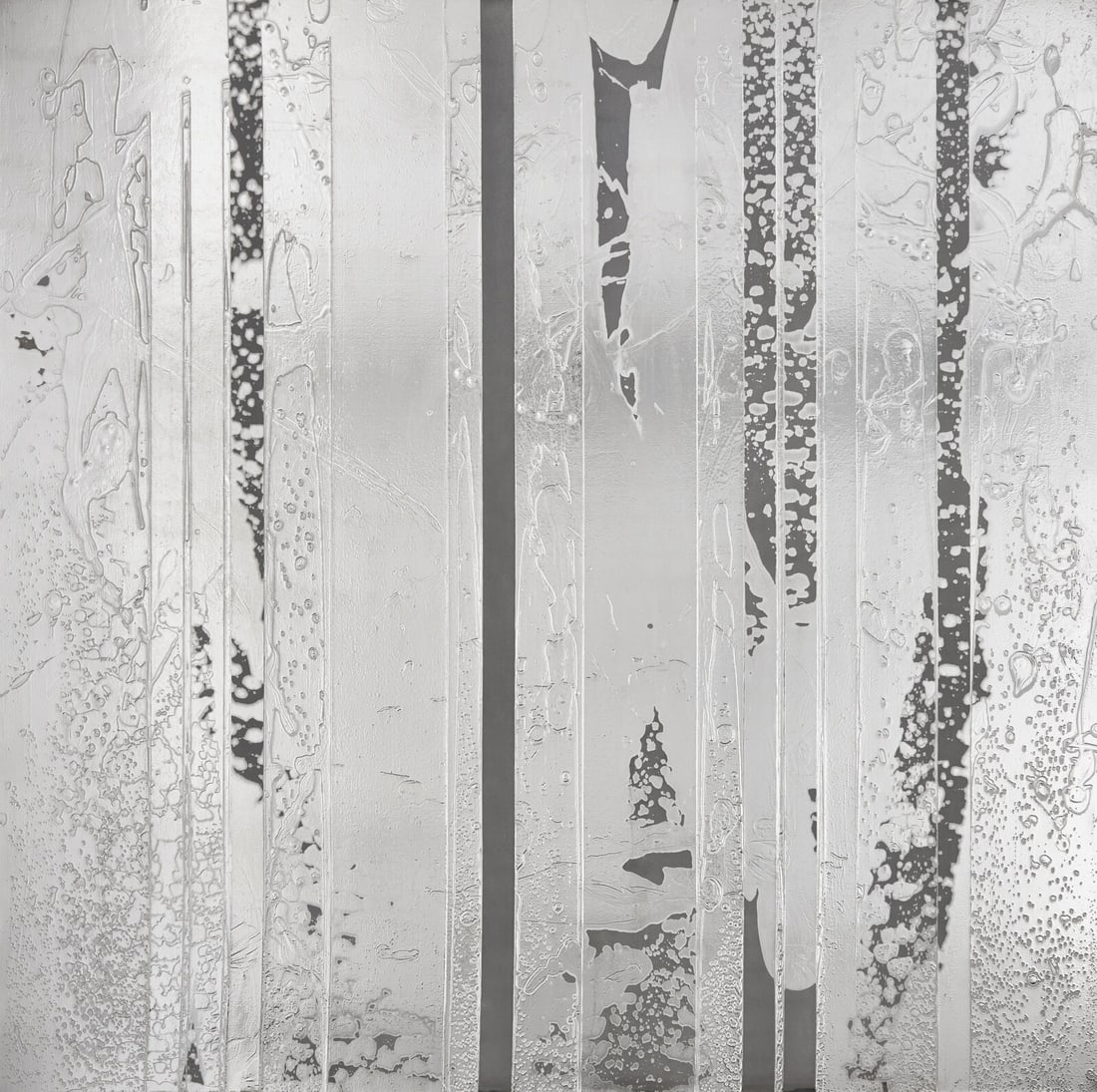 Stanley Casselman (American, b. 1963) Liquid (PJ2R), 2019: Stanley Casselman (American, b. 1963) Liquid (PJ2R), 2019 acrylic on polyester screen signed Casselman, titled and dated (verso) 48 x 48 inches. This lot is located in Philadelphia. Provenance: The Ar