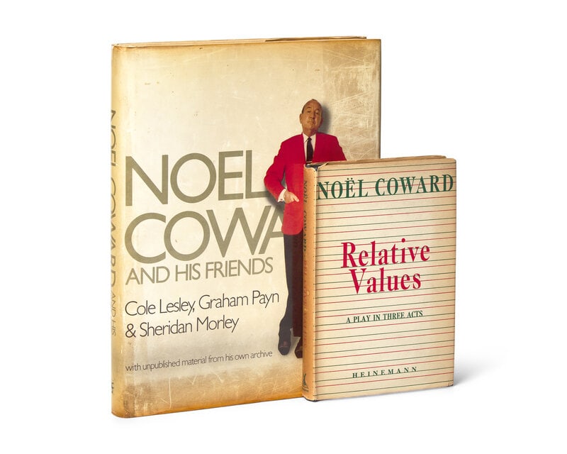 [COWARD, Noel (1899-1973)]. A group of 3 items from the collection of Coward's biographer, Cole Lesl (1 of 6)