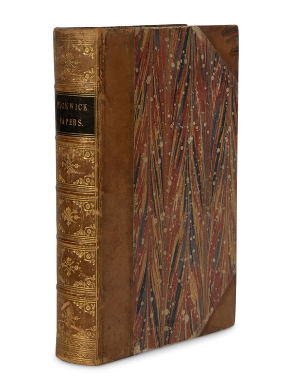 DICKENS, Charles (1812-1870). The Posthumous Papers of the Pickwick Club. London: Chapman and Hall,  (1 of 2)