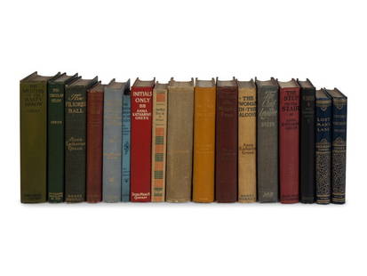 GREEN, Anna Katharine (1846-1935). A group of 17 works, many FIRST EDITIONS, comprising: : GREEN, Anna Katharine (1846-1935). A group of 17 works, many FIRST EDITIONS, comprising: 1) The Sword of Damocles. New York: G.P. Putnam's Sons, 1881. 2) Hand and Ring. New York: G.P. P