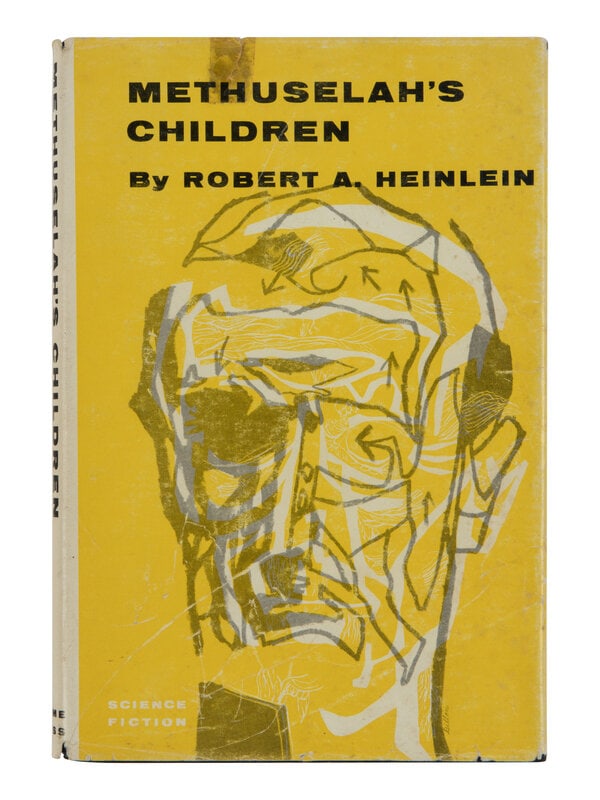 HEINLEIN, Robert Anson (1907–1988). Methuselah's Children. Hicksville, NY: Gnome Press, [1941  (1 of 1)