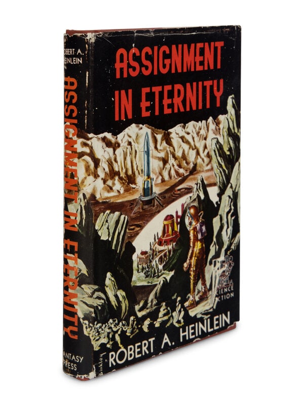 HEINLEIN, Robert Anson (1907-1988). Assignment Eternity. Reading, PA: Fantasy Press, 1953.  (1 of 1)