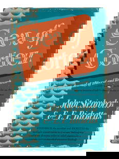 STEINBECK, John (1902-1968). Sea of Cortez. New York: Viking Press, 1941. : STEINBECK, John (1902-1968). Sea of Cortez. New York: Viking Press, 1941. Large 8vo. Illustrations from photographs. Original turquoise cloth lettered in silver; dust jacket (rubbing and chipping to e