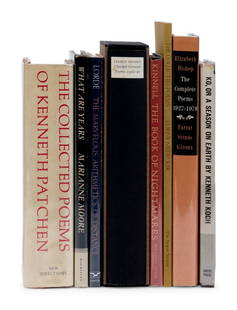 [LITERATURE - POETRY]. A group of 10 FIRST EDITIONS, comprising: : [LITERATURE - POETRY]. A group of 10 FIRST EDITIONS, comprising: 1) BISHOP, Elizabeth (1911-1979). The Complete Poems 1927-1979. New York: Farrar, Strauss, &amp; Giroux, 1979. 2) HEANEY, Seamus