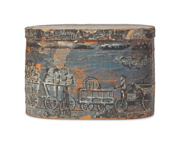 A Wallpaper Covered Bandbox