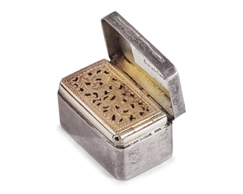 A George III Sterling Silver Vinaigrette