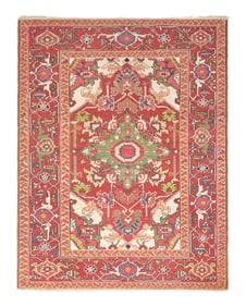 A Heriz Rug