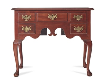 A Queen Anne Mahogany Dressing Table