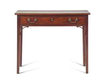 A Chippendale Mahogany Side Table