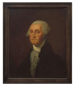 American School 19th Century, After Gilbert Stuart (1755-1828), A Portrait of George Washington
