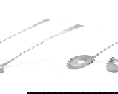 Two Federal Silver Punch Ladles: Two Federal Silver Punch Ladles John Sayre (1771-1852), Southampton Or New York, New York, And Christopher Giffing (1789-1866), New York, New York, Circa 1795-1815 the first, a ladle by John Sayre, ci