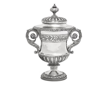 A George IV Sterling Silver Covered Urn